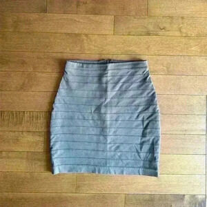 Express | Bandeau skirt olive green  size 2 (fits larger)